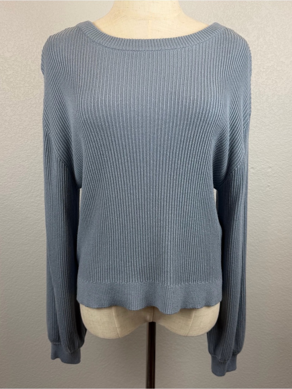 Lululemon Reversible Crossover Sweater Chambray | Size 8